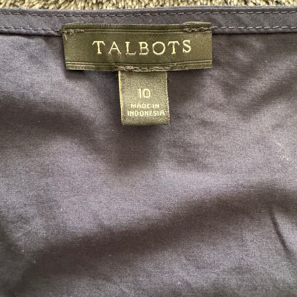 Talbots | Pre-Loved Sleeveless V-Neck & Peplum Top Size 10/M